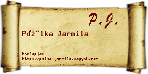 Pálka Jarmila névjegykártya